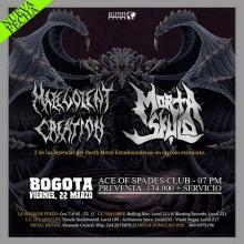 Malevolent Creation y Morta Skuld en Bogotá Colombia