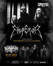 Emperor y Necrophobic en Bogotá Colombia