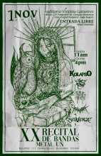 Edicto XX Recital de Bandas Metal UN